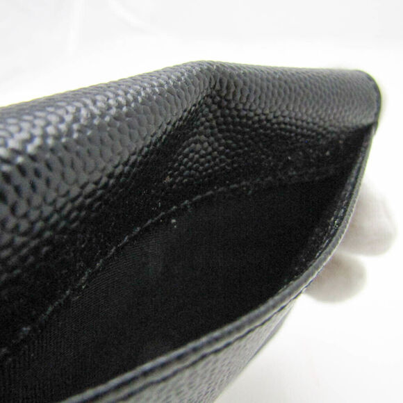 Saint Laurent Leather Card Case Black #137104S22B - Picture 11 of 12